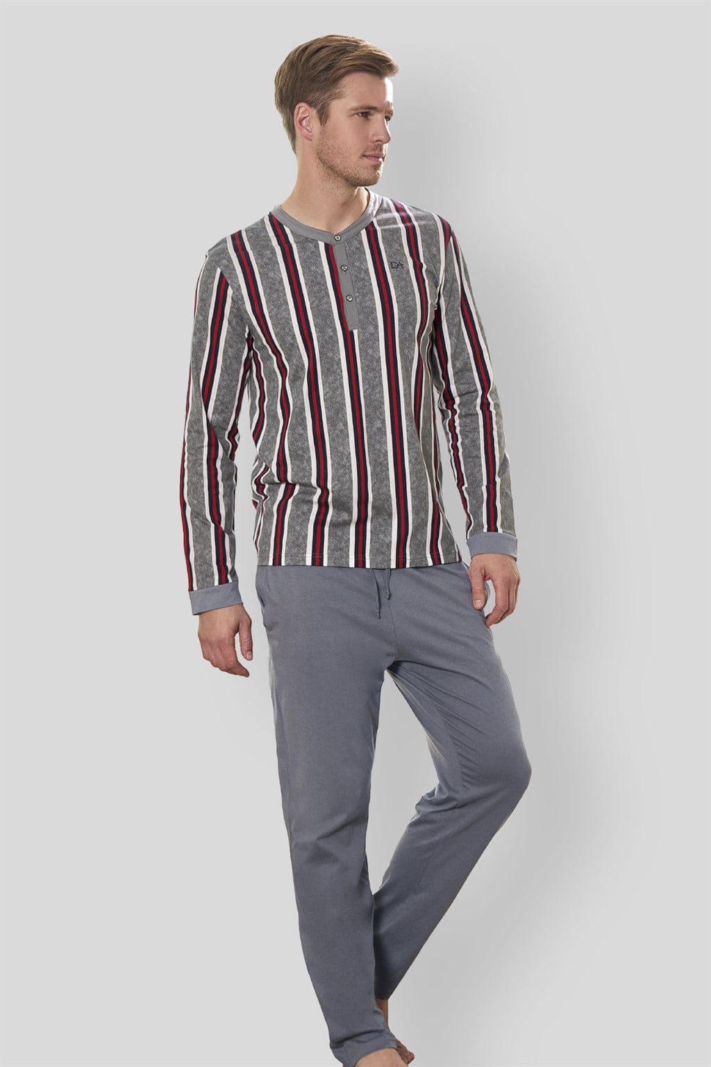 DOREANSE Erkek T-Shirt Pijama Takımı 4520