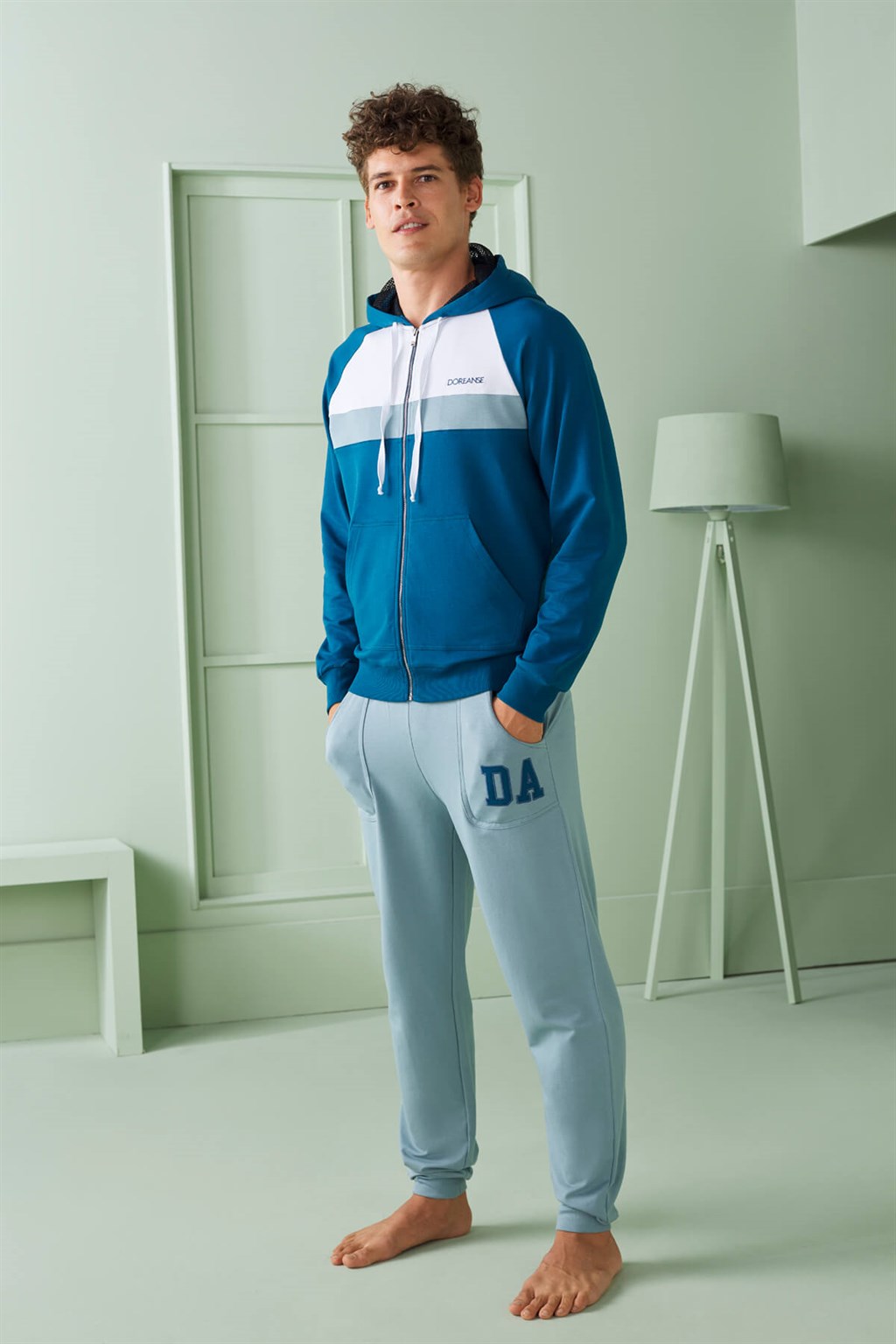 DOREANSE Erkek T-Shirt Pijama Takımı 4630