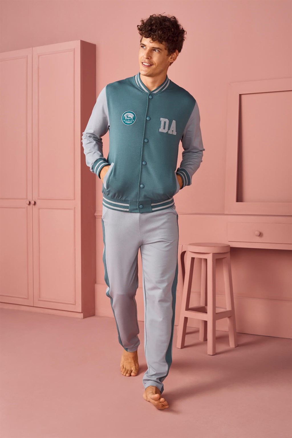 DOREANSE Erkek T-Shirt Pijama Takımı 4640