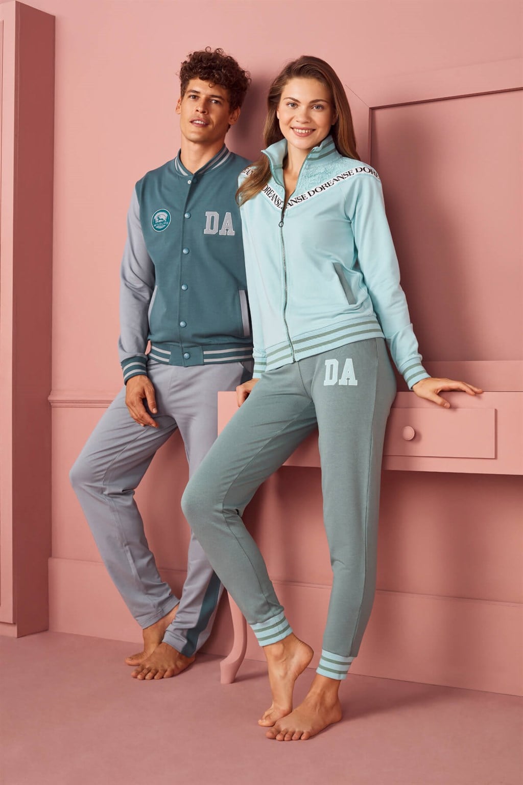 DOREANSE Erkek T-Shirt Pijama Takımı 4640