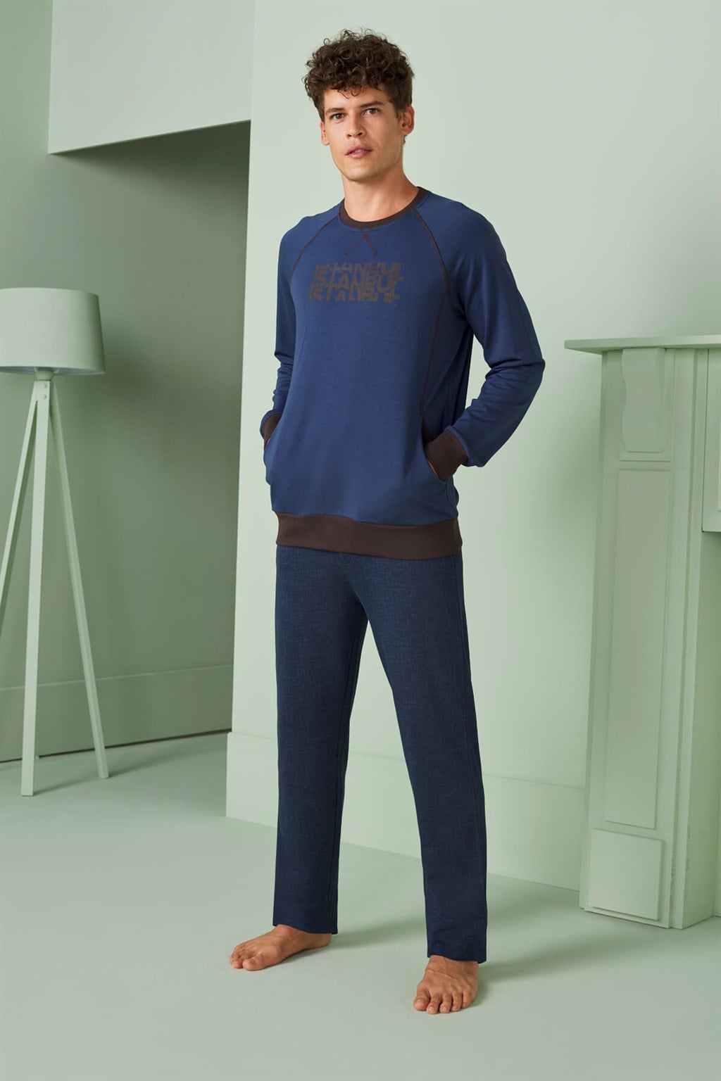 DOREANSE Erkek T-Shirt Pijama Takımı 4660