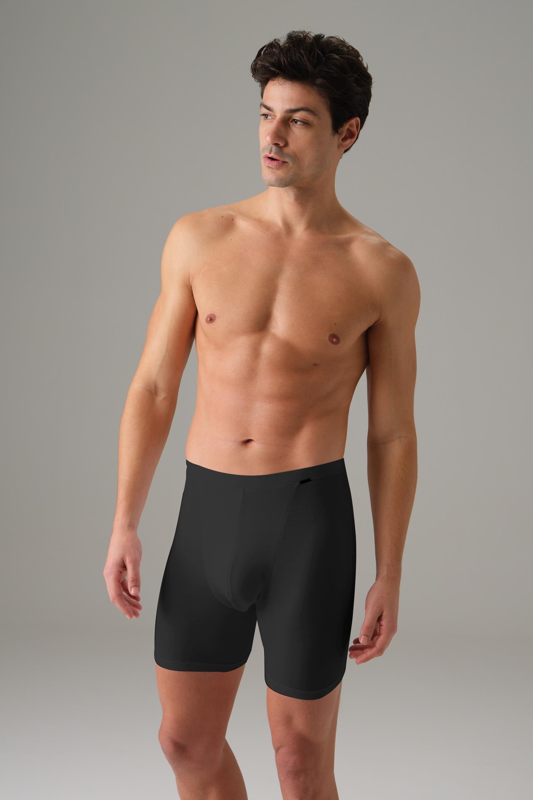 DOREANSE Erkek Torbalı Çift Kumaş Uzun Paça Boxer 1740