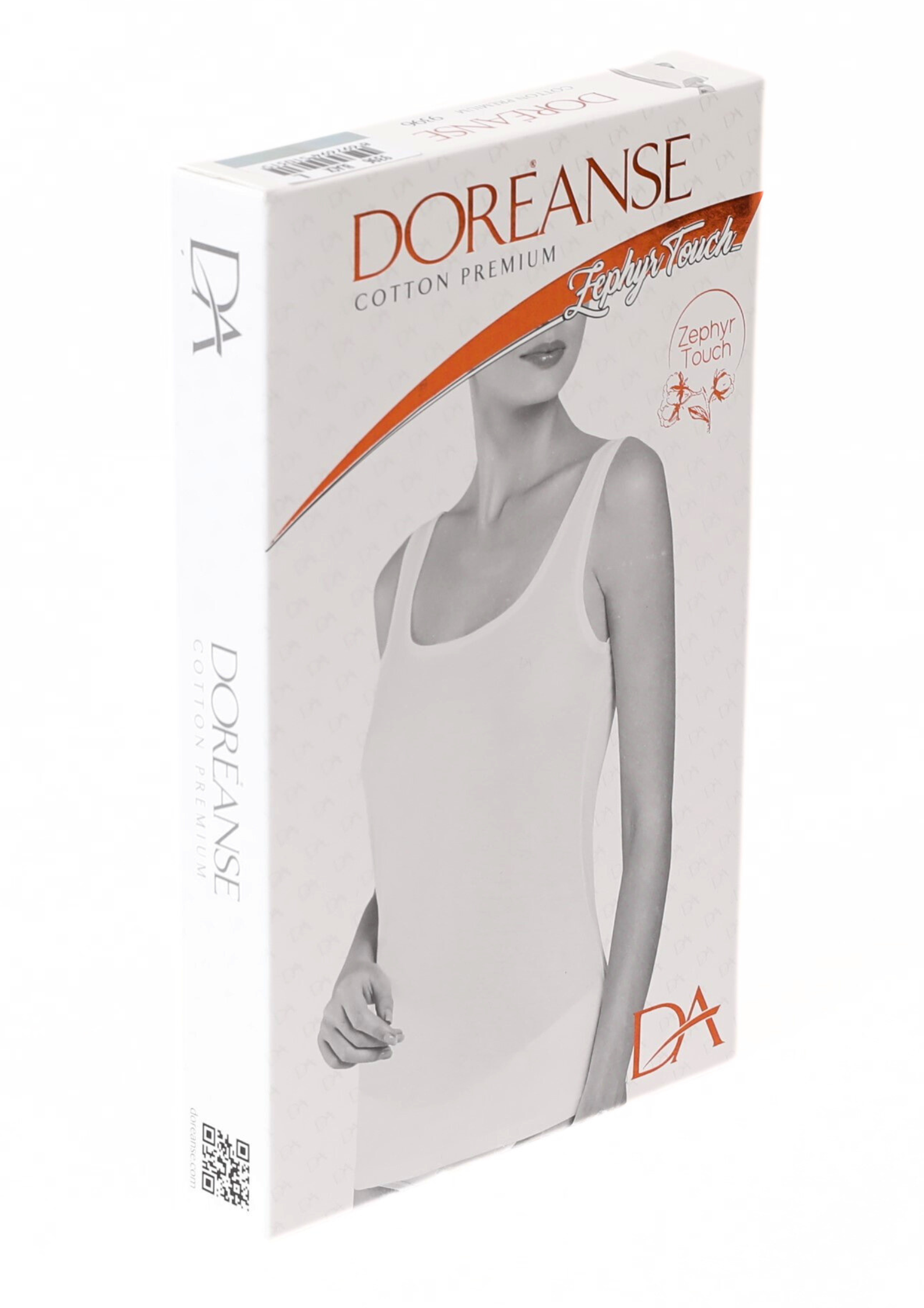 Doreanse Kadın Çok İnce ve Zarif Pamuk Kumaştan Askılı Atlet 9396