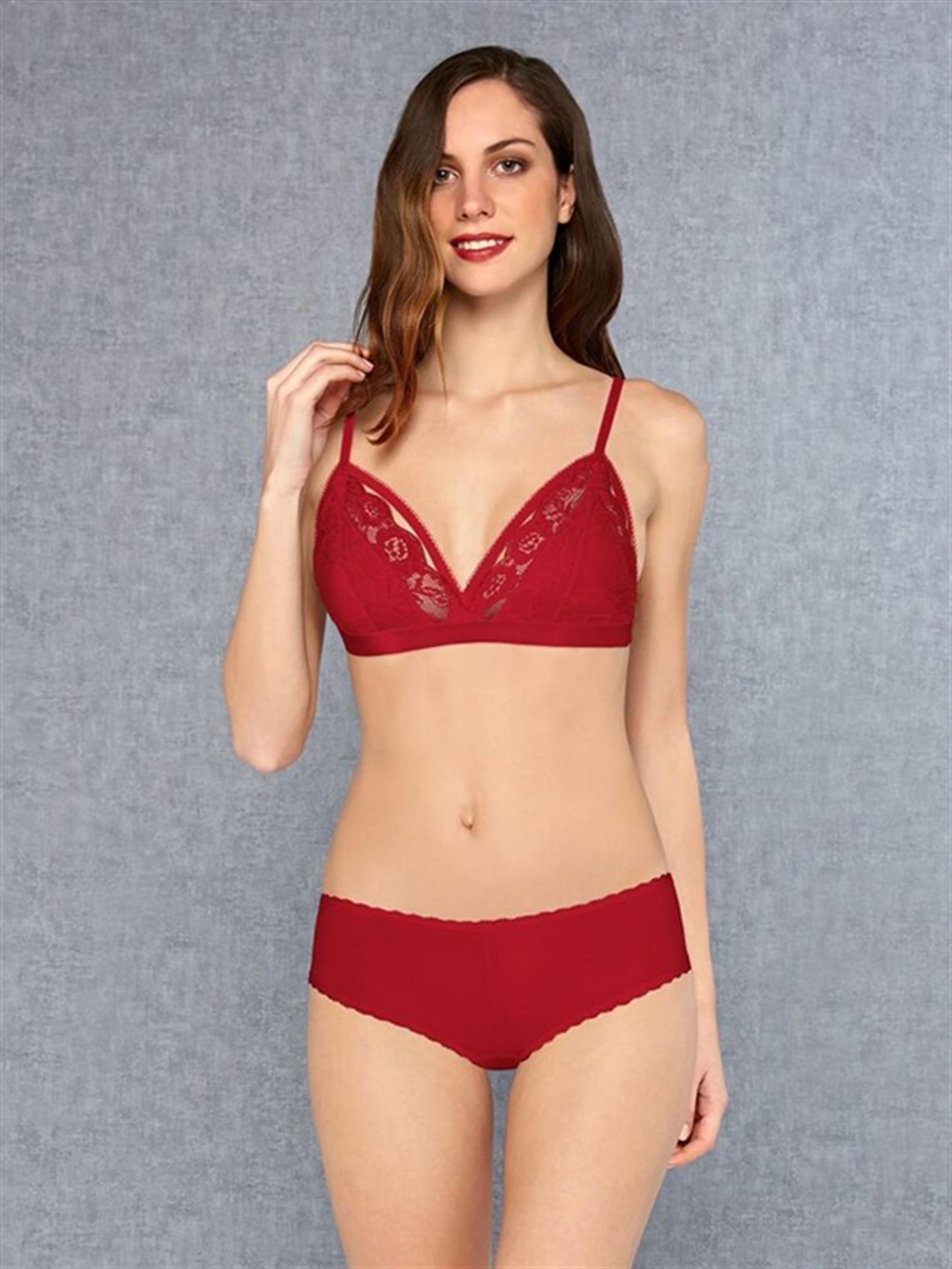 Doreanse Kadın Dantel Sütyen Slip Külot Seti 12436