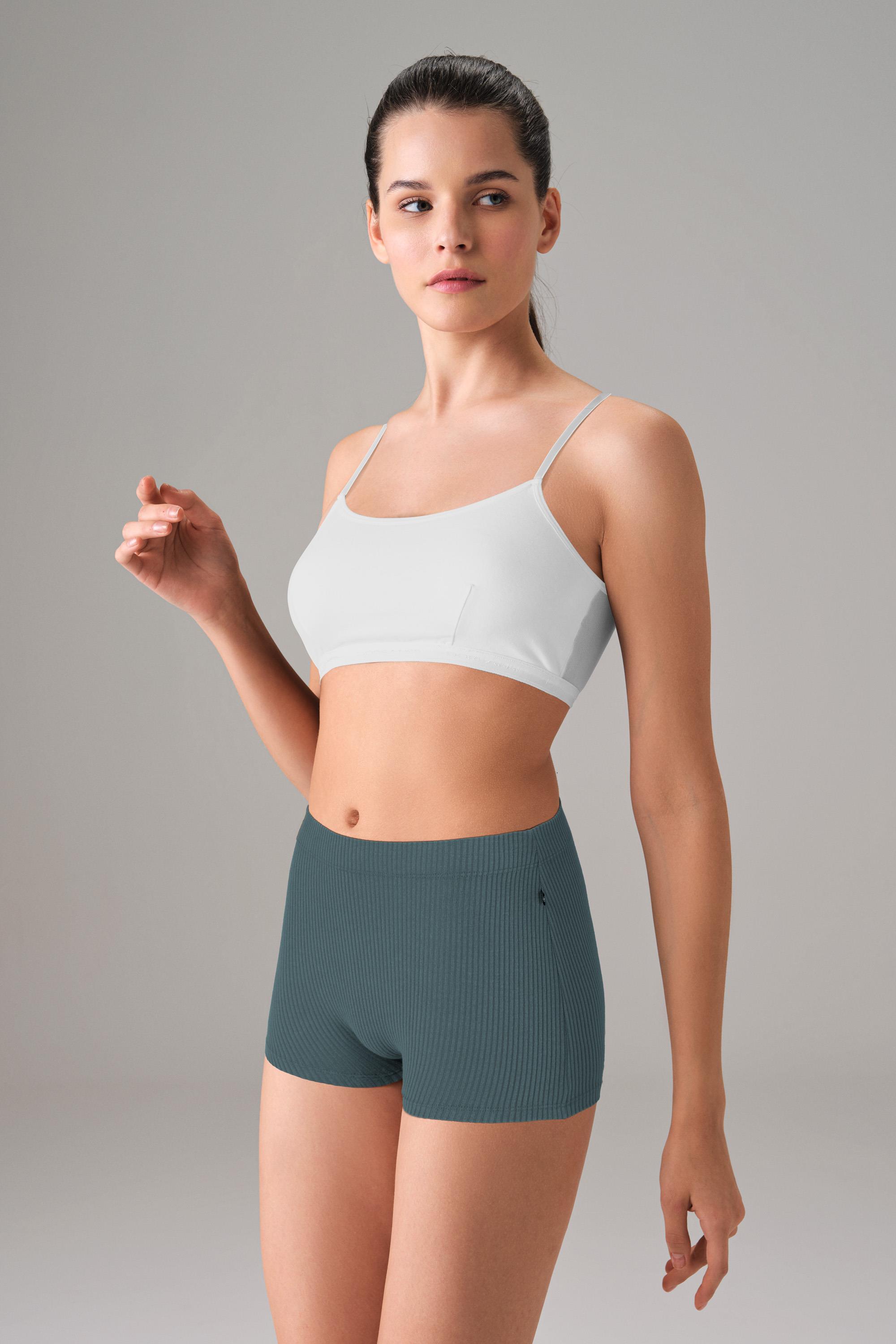 DOREANSE Kadın Fitilli Kaşkorse Mini Spor Şort 8162