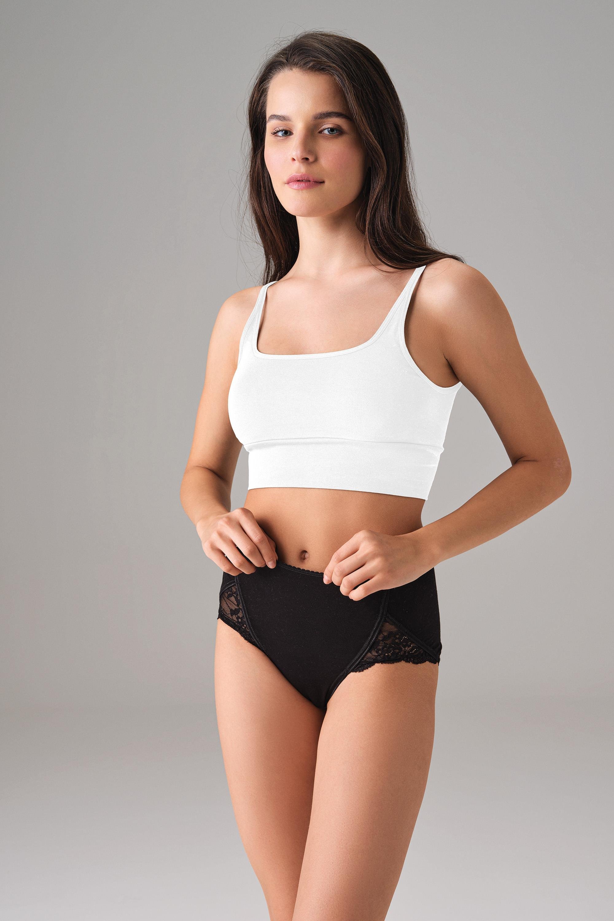 DOREANSE Kadın İnce Askılı Kaplı Spor Sütyen 5562