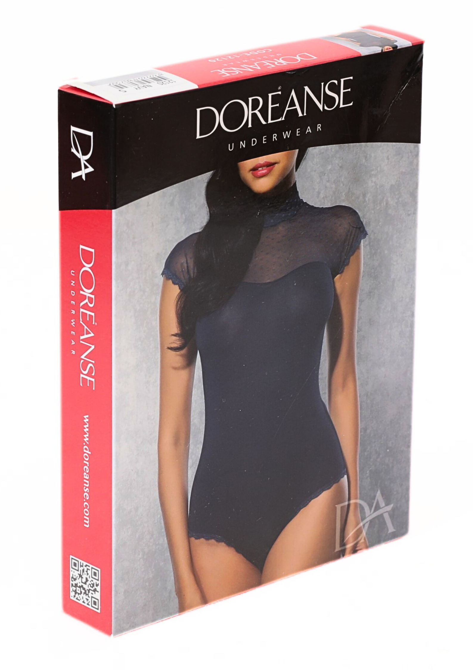 Doreanse Kadın Modal Dantelli Boğazlı Yaka Sıfır Kol Body 12120