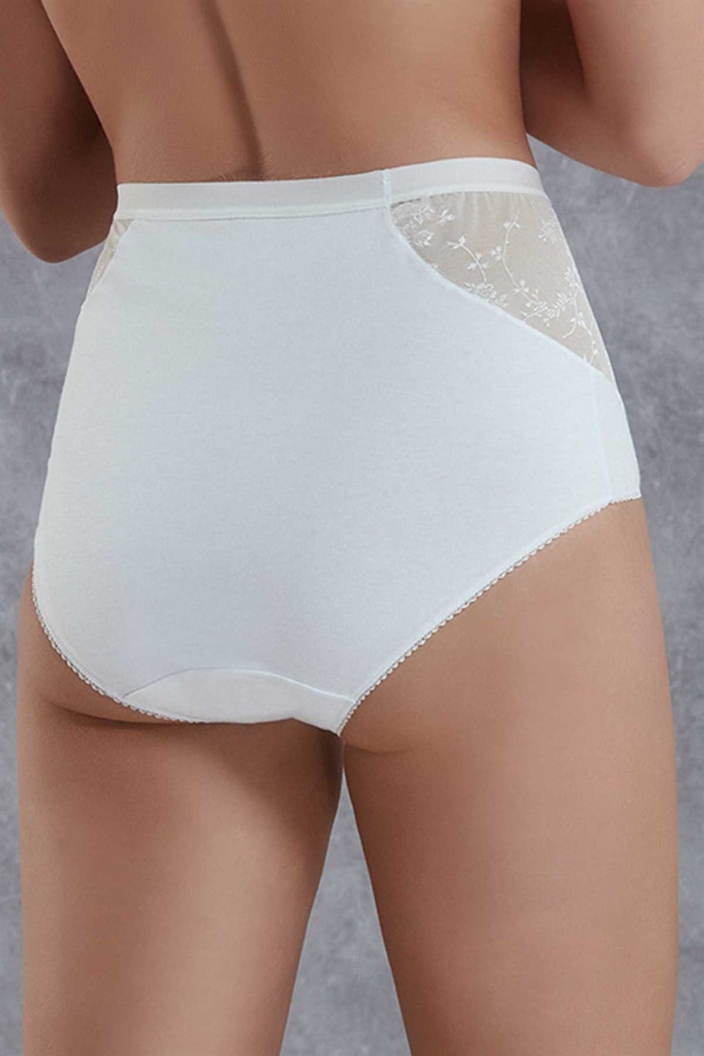 Doreanse Kadın Modal Dantelli Çiçek Desenli Hamile Lohusa Slip Külot 7176