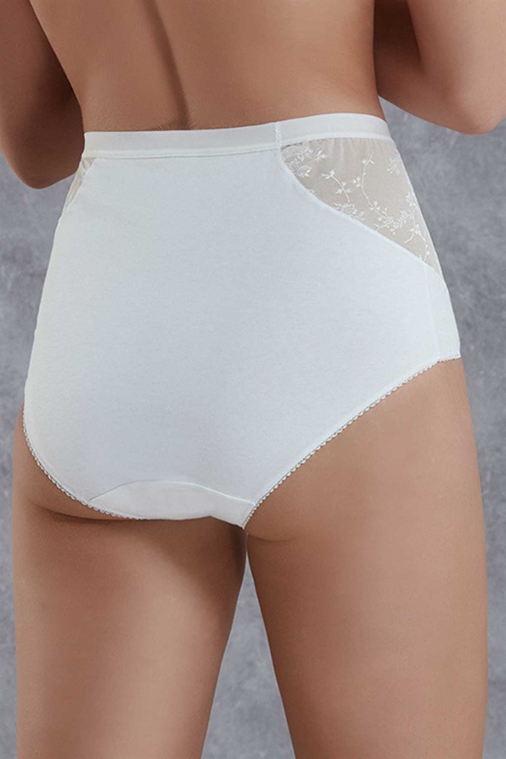 Doreanse Kadın Modal Dantelli Çiçek Desenli Hamile Lohusa Slip Külot 7176