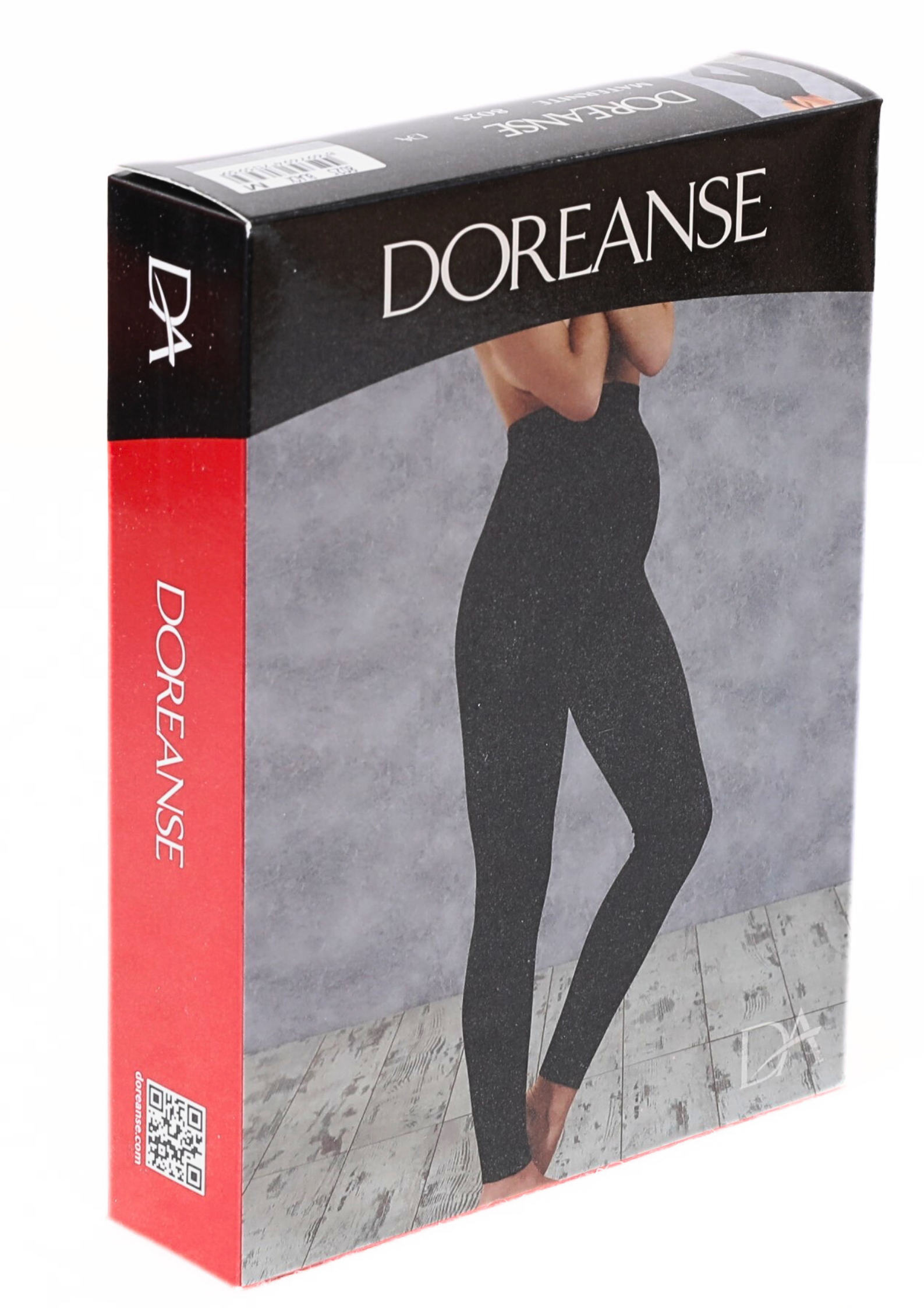 Doreanse Kadın Modal Siyah Hamile Lohusa Uzun Paça Tayt 8025