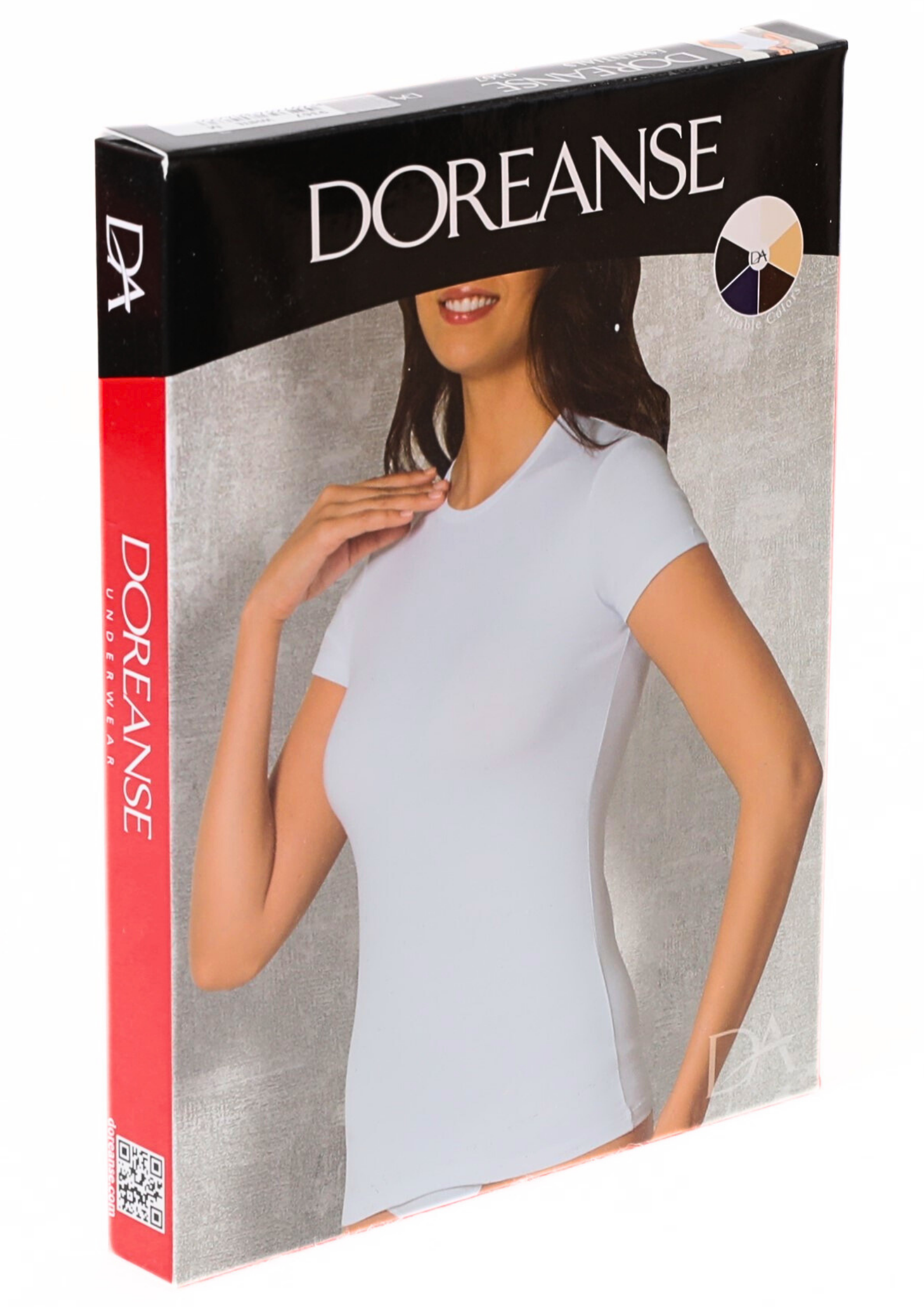 Doreanse Kadın Modal Yuvarlak Yaka Kısa Kollu T Shirt 9367