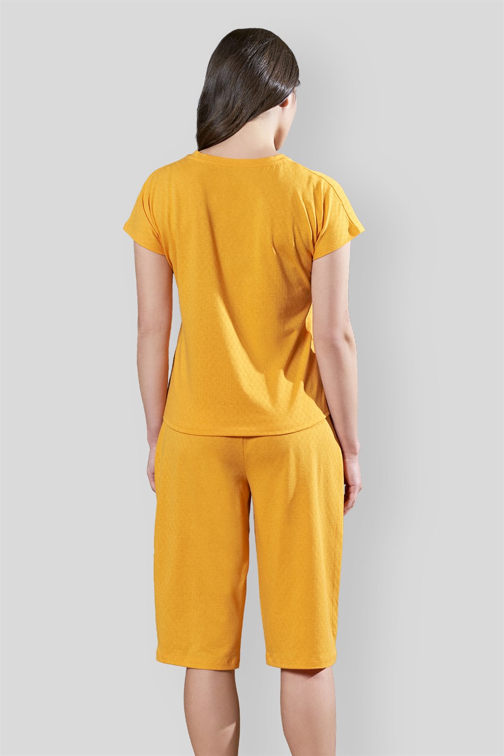DOREANSE Kadın Pembe Dantel Detaylı Çapraz  Askılı Şort Pijama Takımı 4024