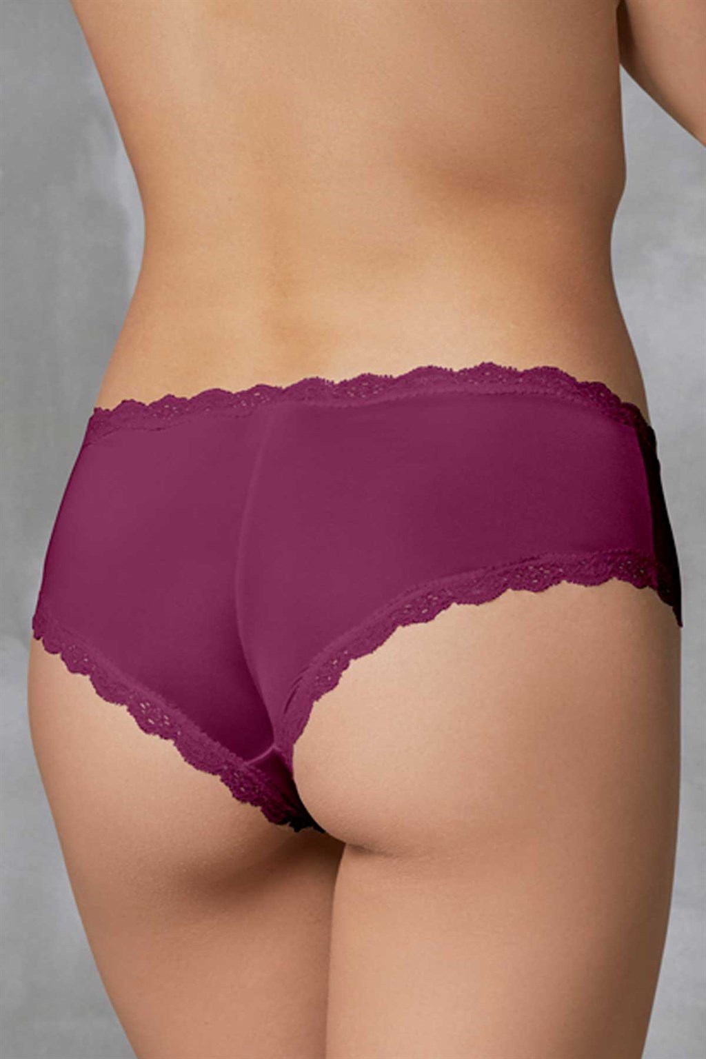 Doreanse Kadın Polyamid 3'lü Dantelli Çiçek Desenli Fiyonk Slip Külot 7157