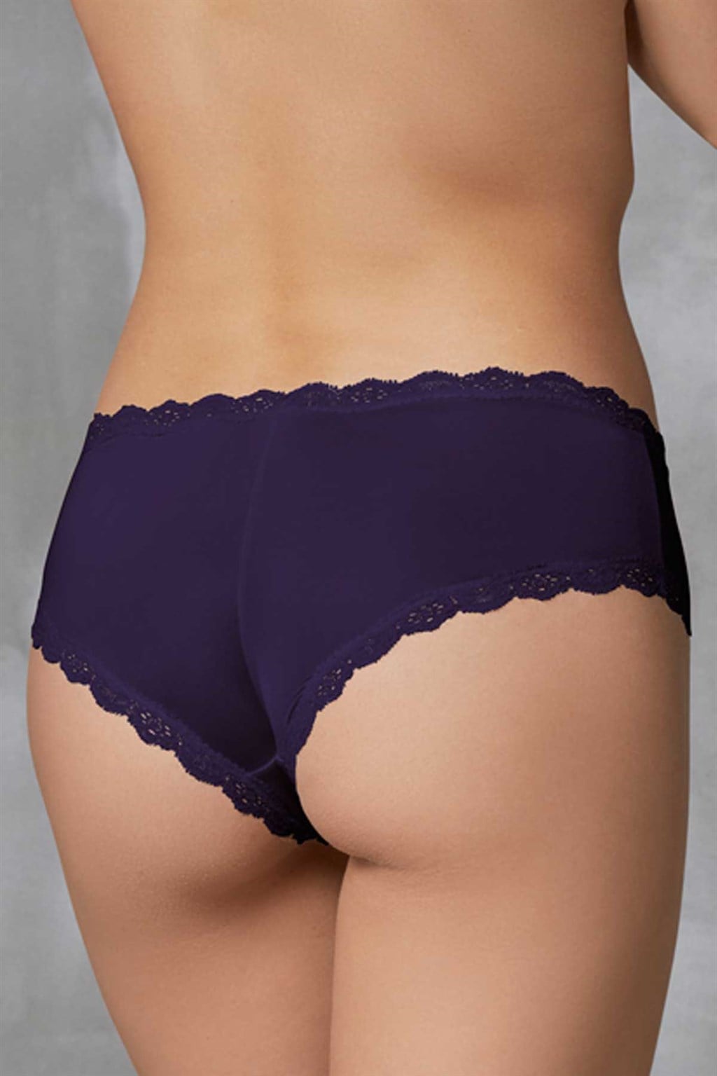 Doreanse Kadın Polyamid 3'lü Dantelli Çiçek Desenli Fiyonk Slip Külot 7157