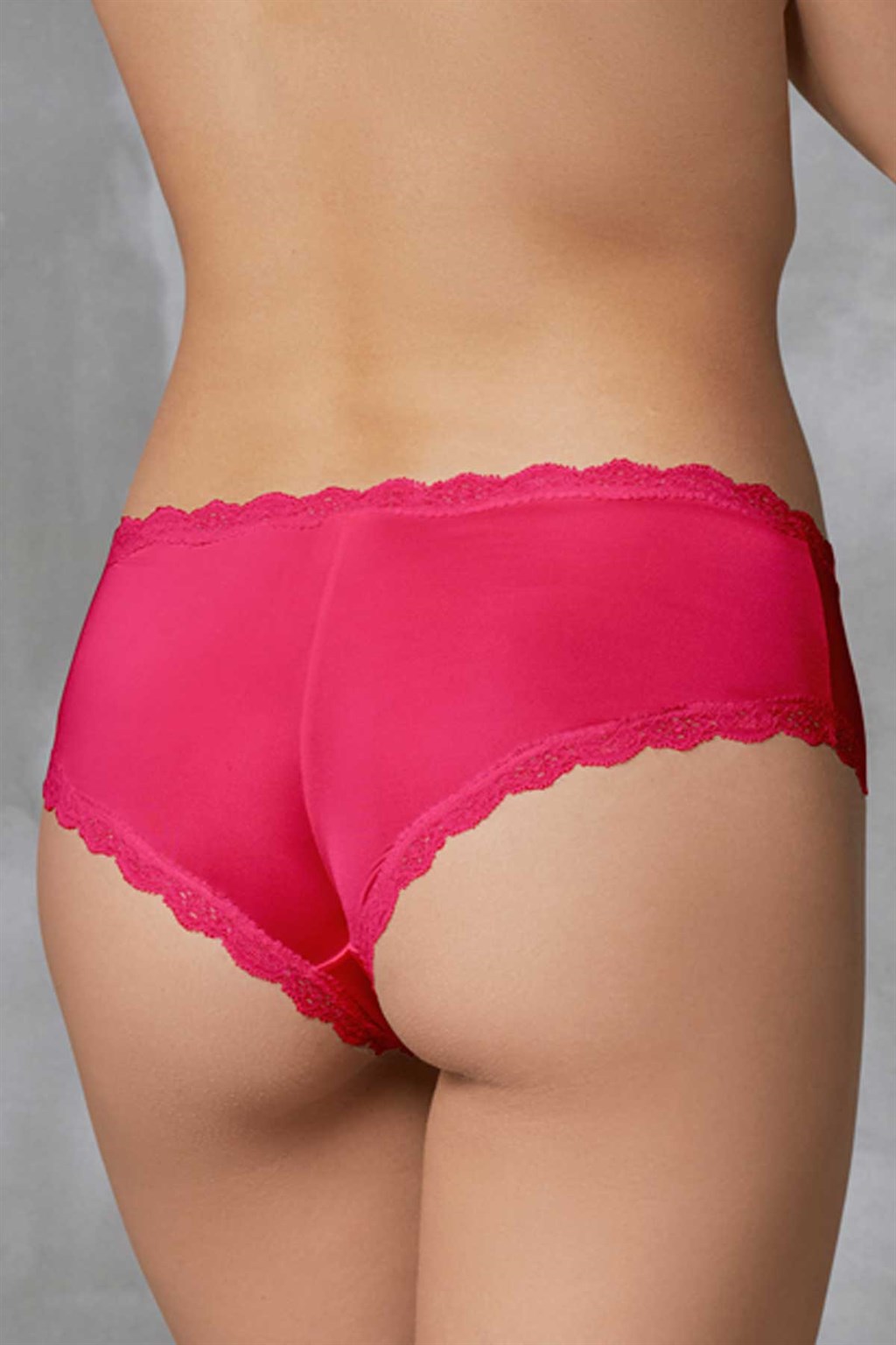 Doreanse Kadın Polyamid 3'lü Dantelli Çiçek Desenli Fiyonk Slip Külot 7157