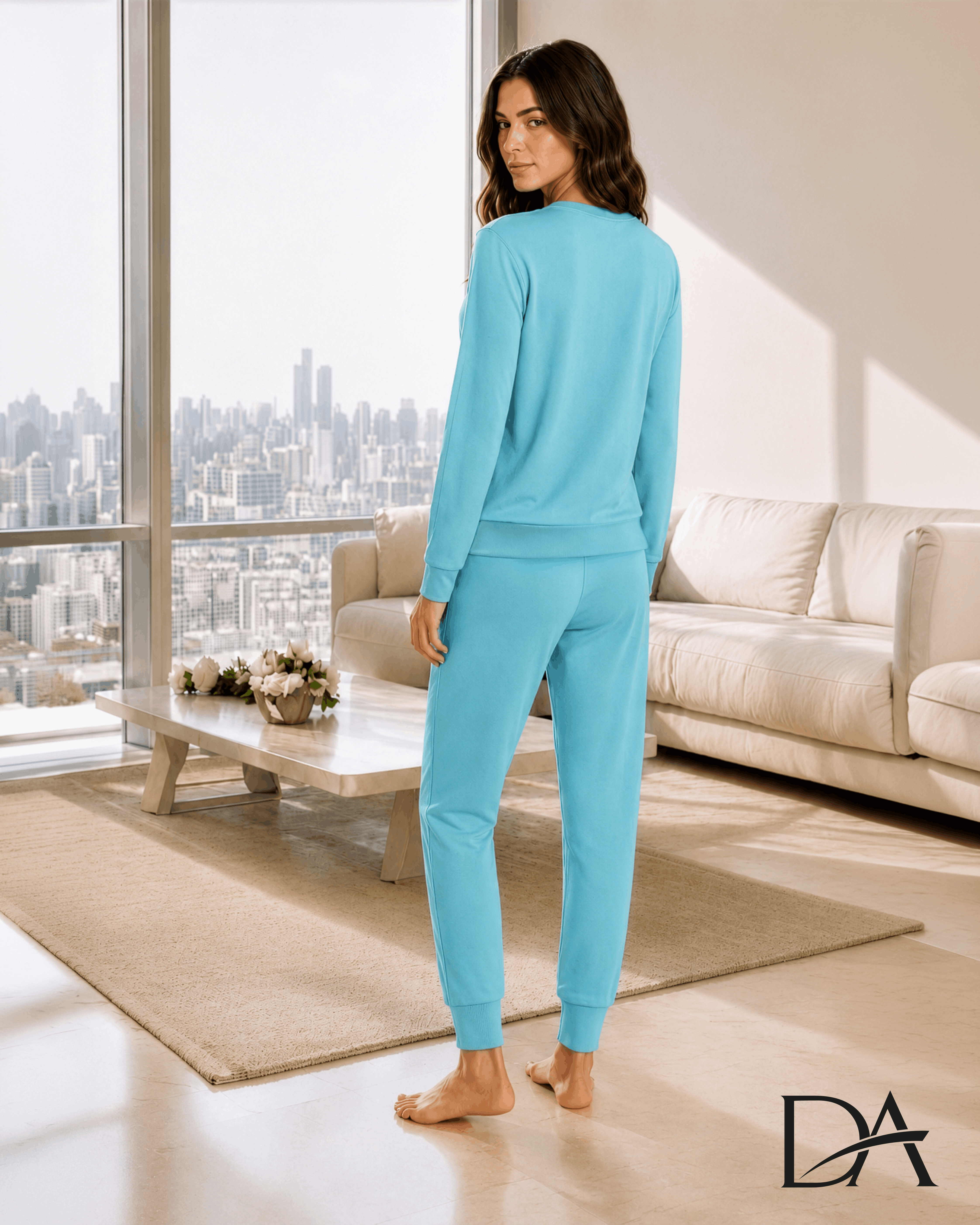 DOREANSE Kadın T-Shirt Pantolon Takımı   4485