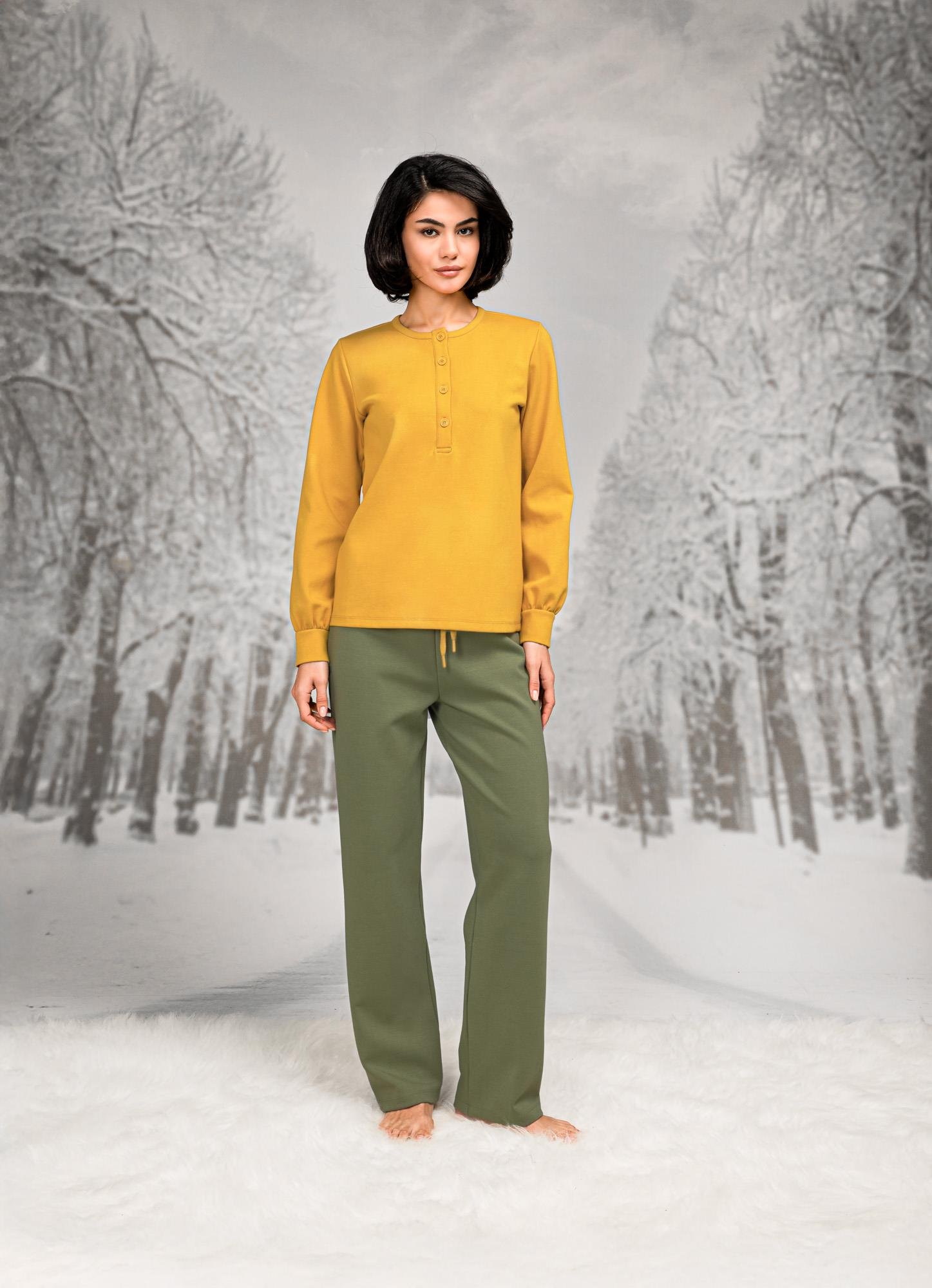 DOREANSE KADIN T-Shirt Pijama Takımı 26K4091