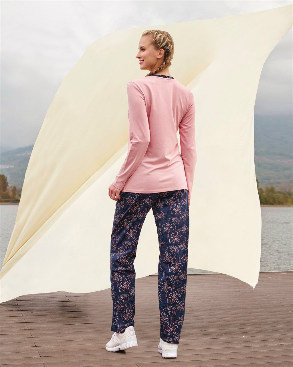 DOREANSE KADIN T-Shirt Pijama Takımı 4053
