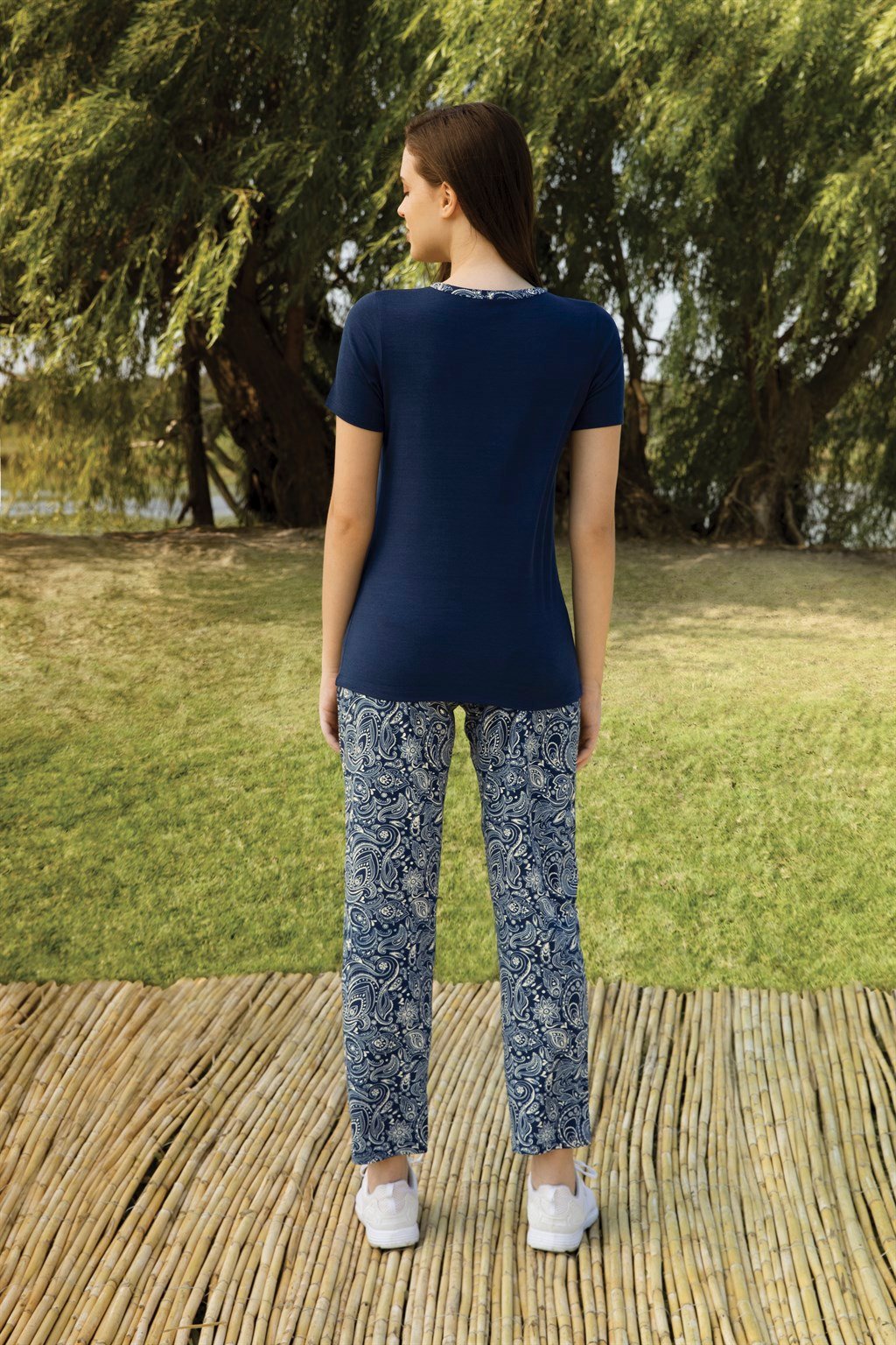DOREANSE KADIN T-Shirt Pijama Takımı 4213