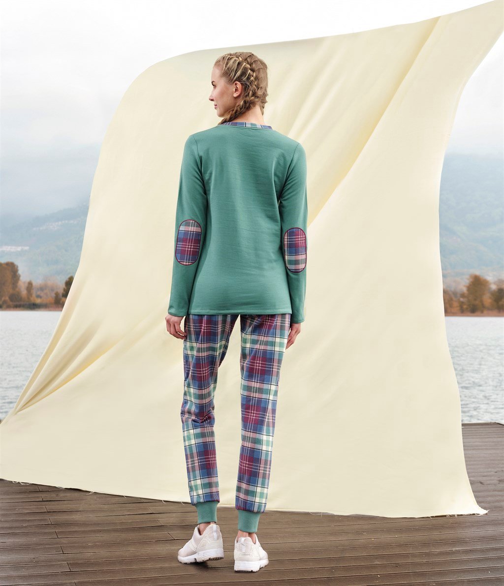 DOREANSE KADIN T-Shirt Pijama Takımı 4193