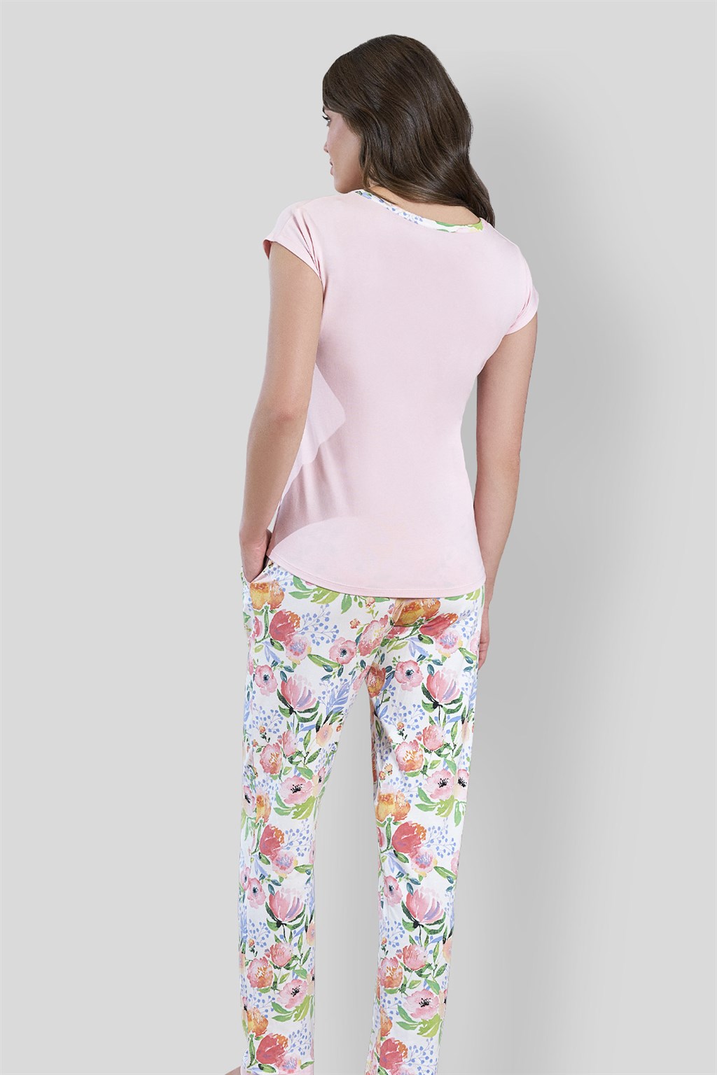 DOREANSE KADIN T-Shirt Pijama Takımı 4036