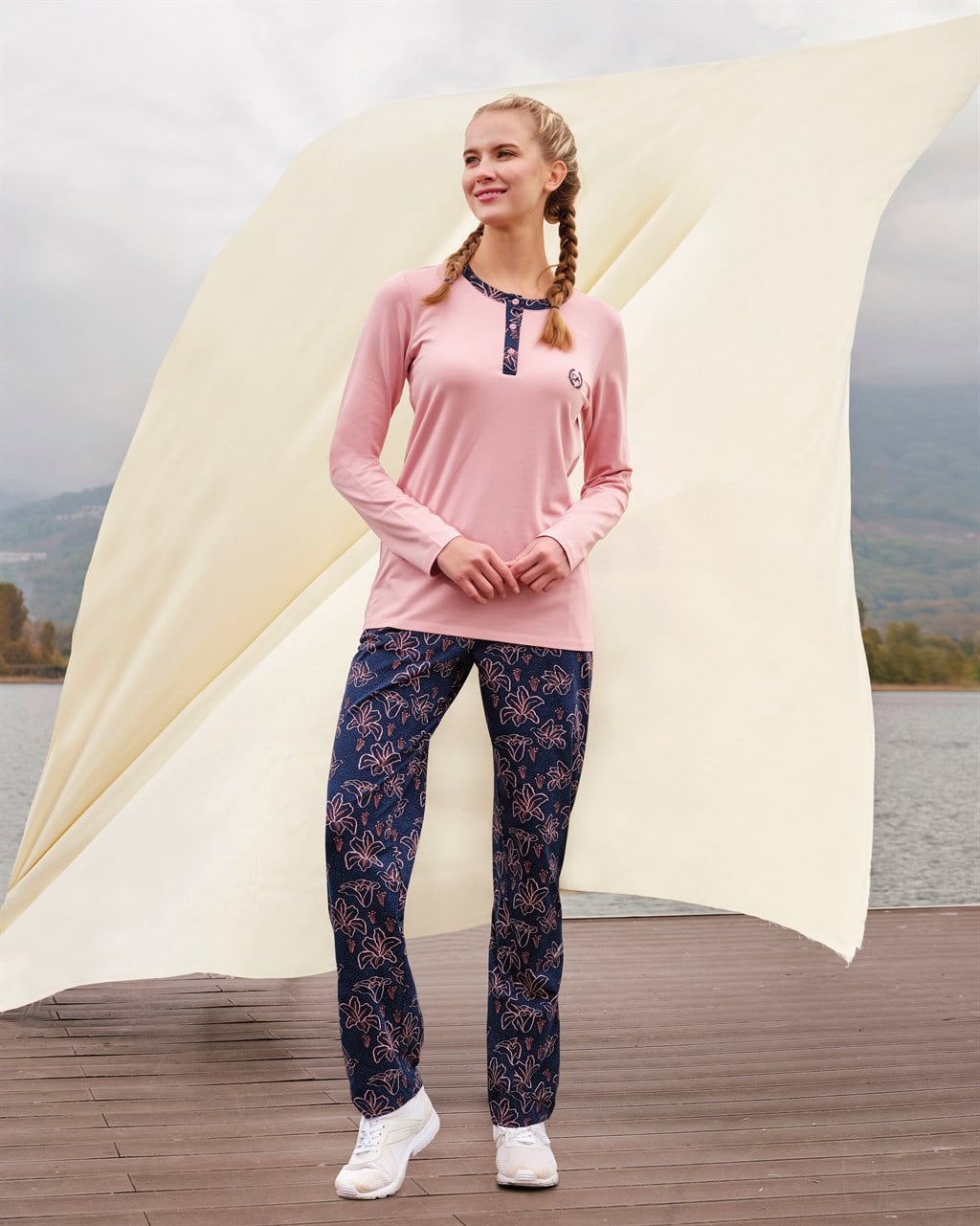 DOREANSE KADIN T-Shirt Pijama Takımı 4053
