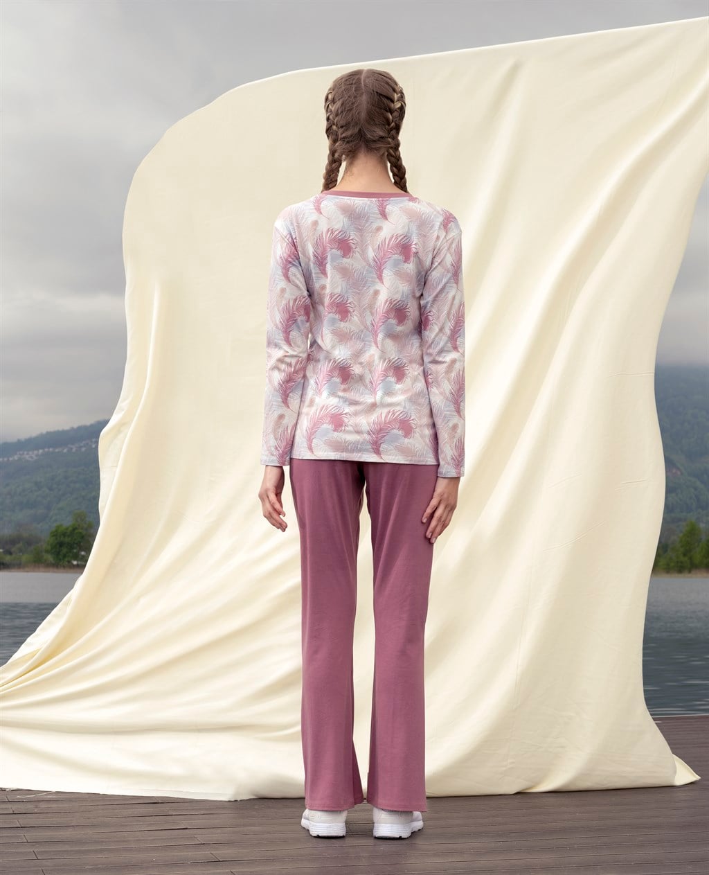 DOREANSE KADIN T-Shirt Pijama Takımı 4043