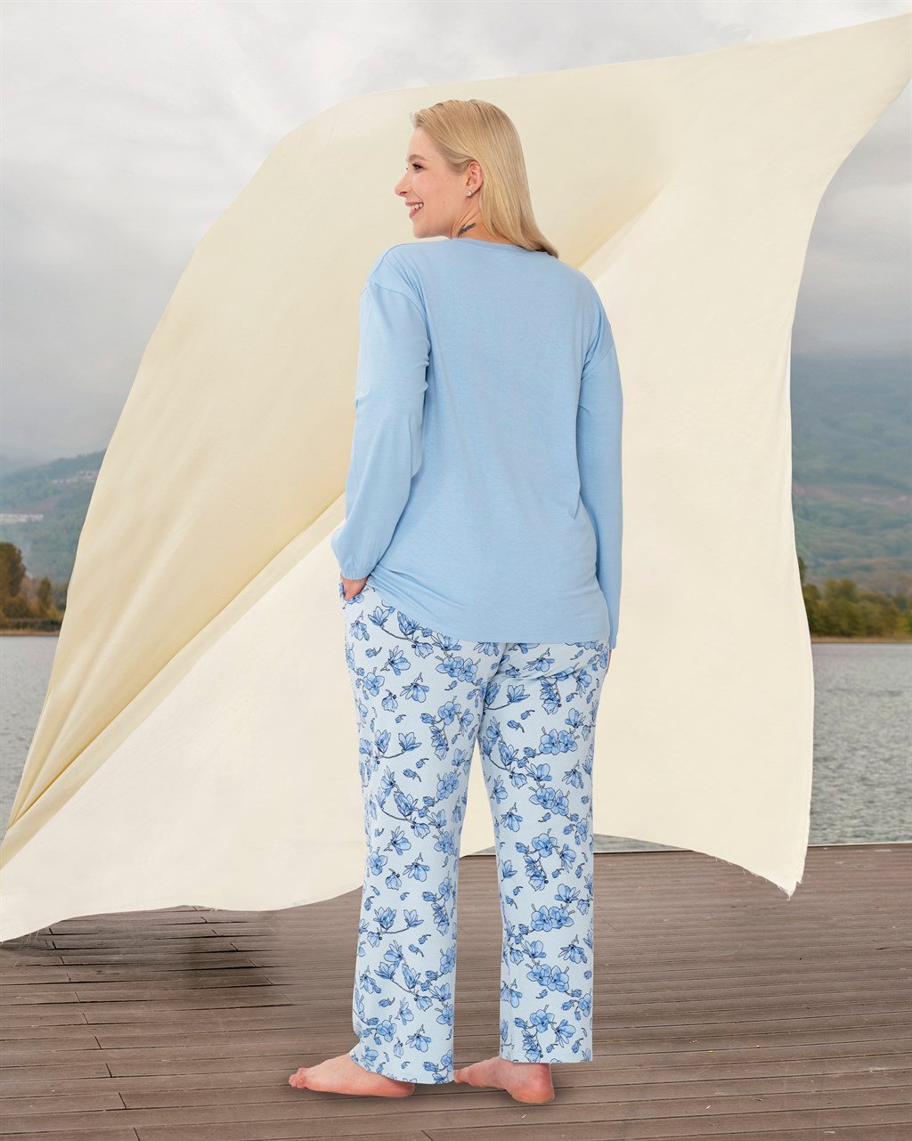 DOREANSE KADIN T-Shirt Pijama Takımı 4093P