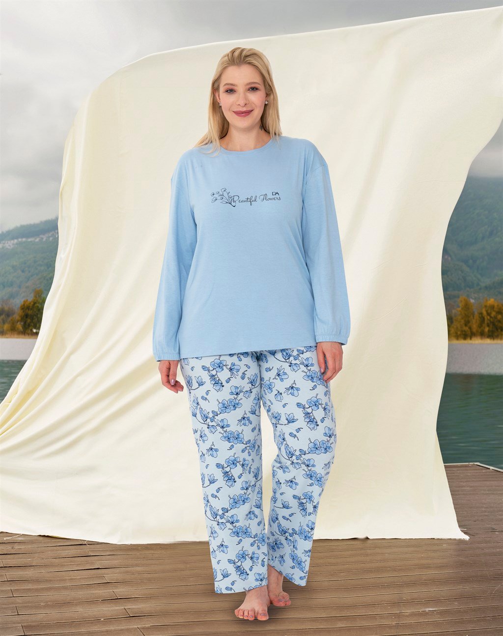 DOREANSE KADIN T-Shirt Pijama Takımı 4093P