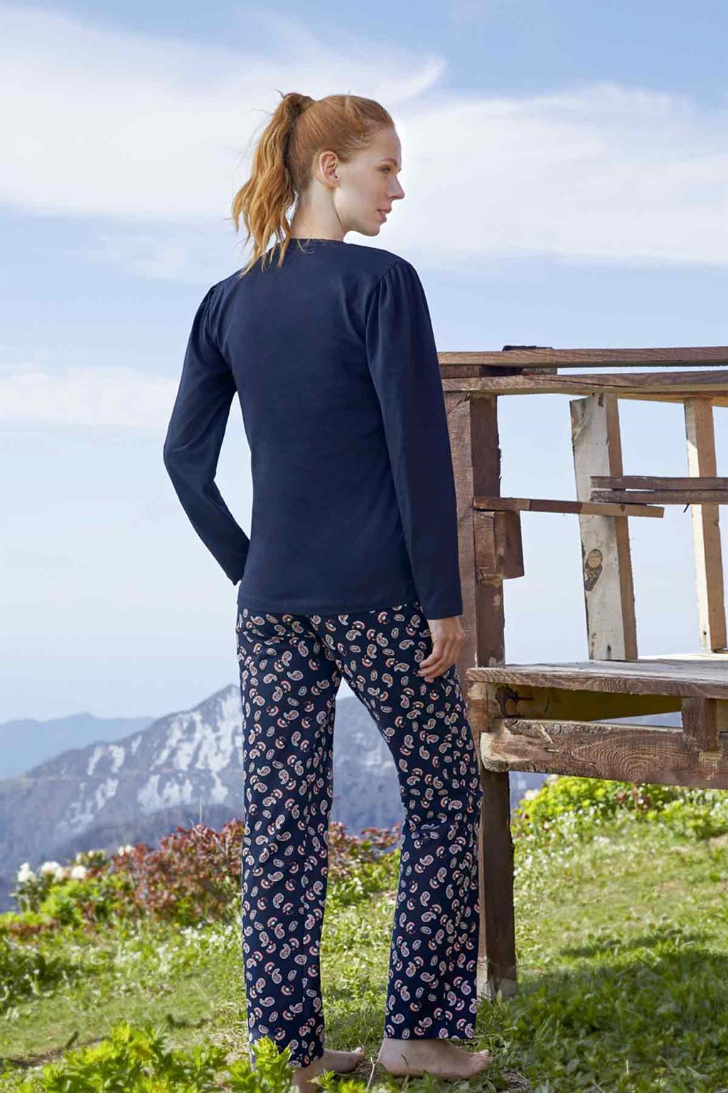 DOREANSE KADIN T-Shirt Pijama Takımı 4072