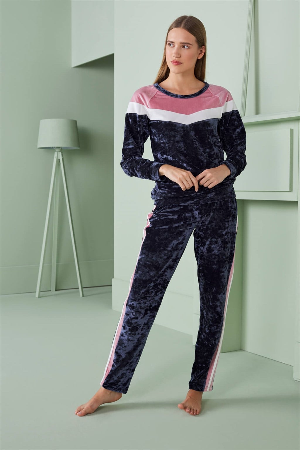 DOREANSE Kadın T-Shirt Pijama Takımı 4330