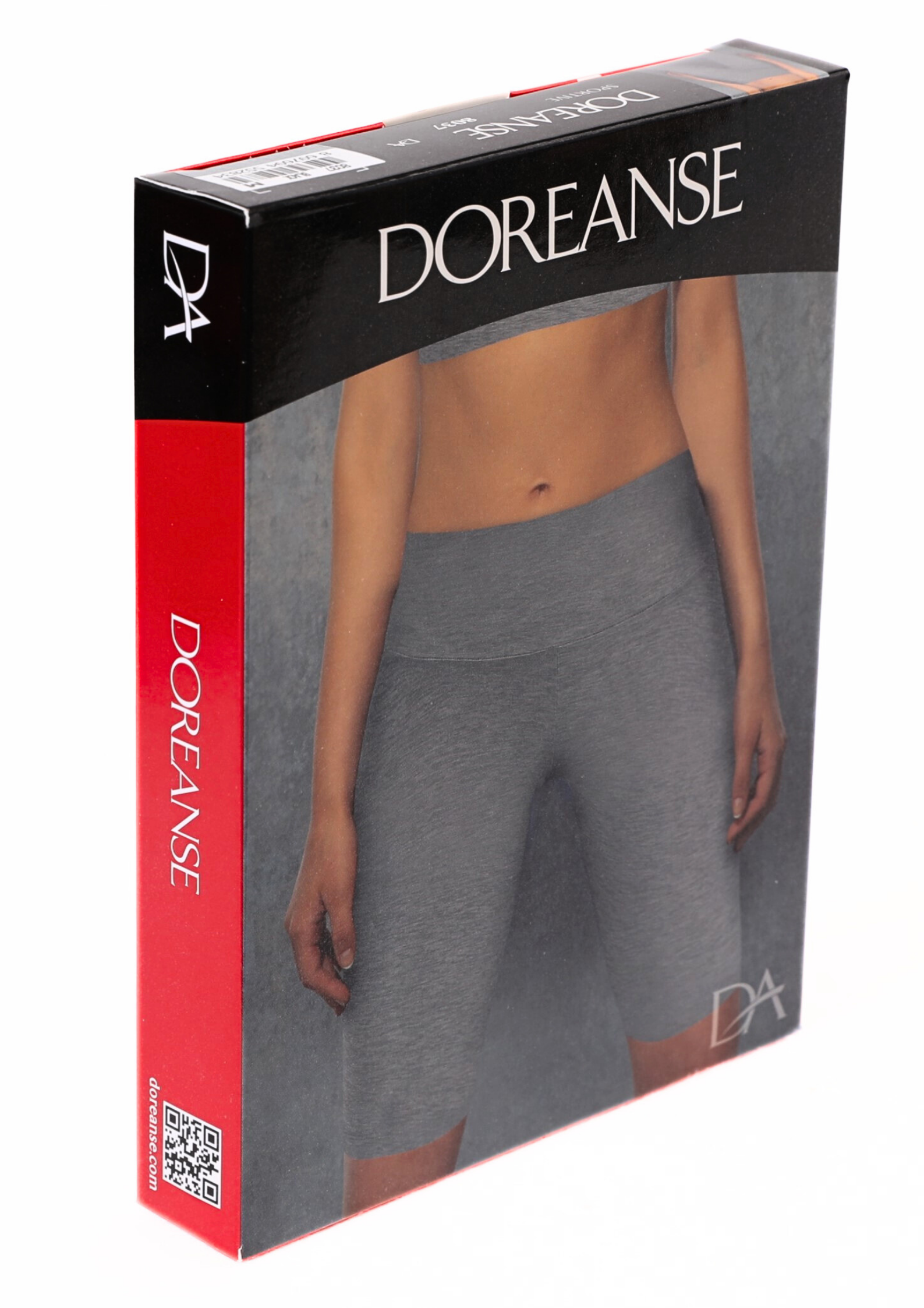 DOREANSE Kadın Torparlayıcı Orta Bel Bisikletçi Spor Tayt 8037