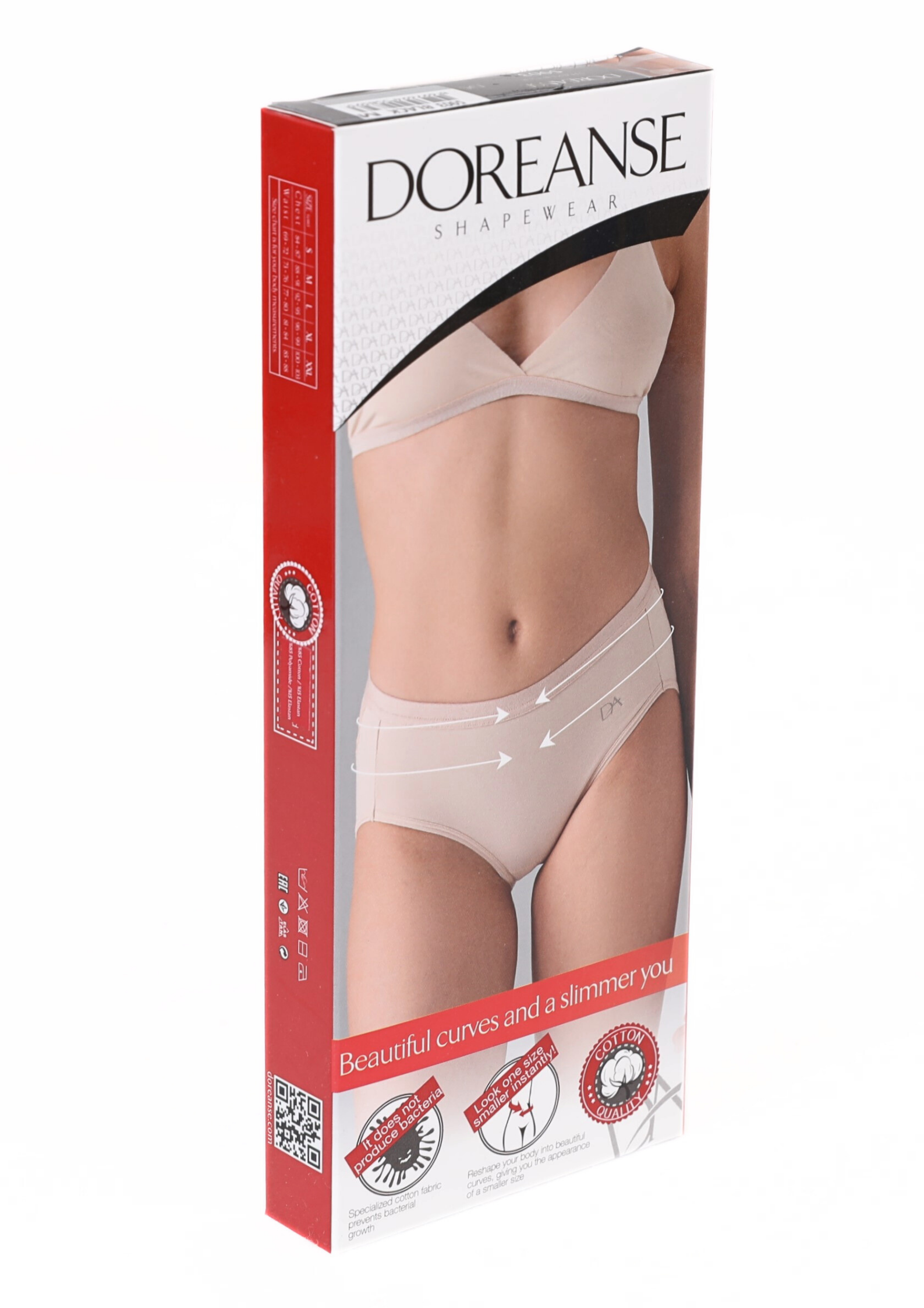 DOREANSE Kadın Tül Detaylı Slip Külot Korse 5903