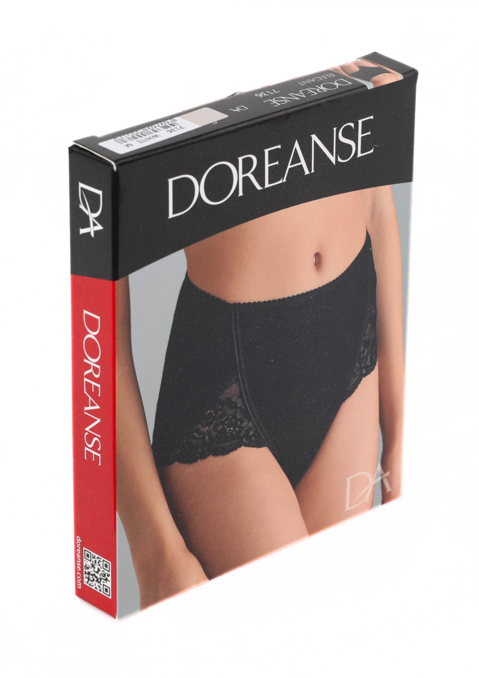 DOREANSE Kadın Yüksek Bel Dantel Detaylı Slip 7136