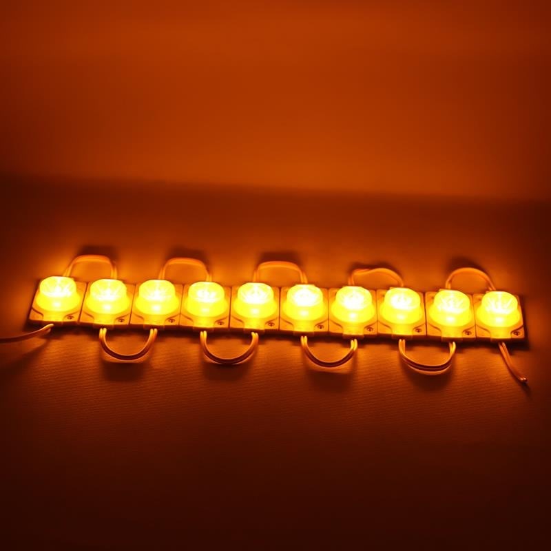 12 Volt 1.5 Watt LED Modül - Sarı Renk - 3030 Çip - 40x30 mm