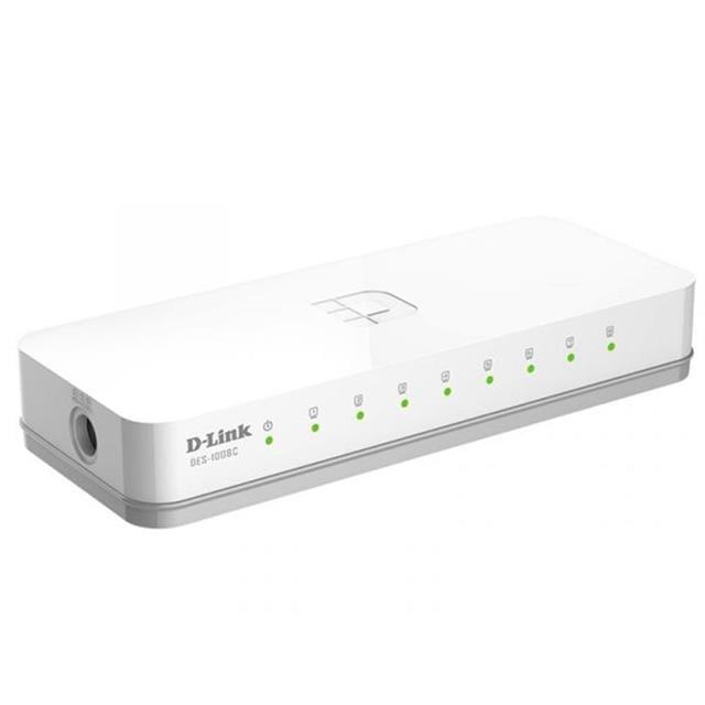D-Link DES-1008C 10/100 Mbps 8 Port Ethernet Switch