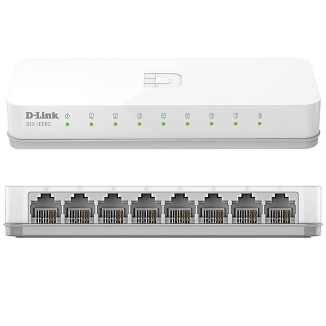 D-Link DES-1008C 10/100 Mbps 8 Port Ethernet Switch