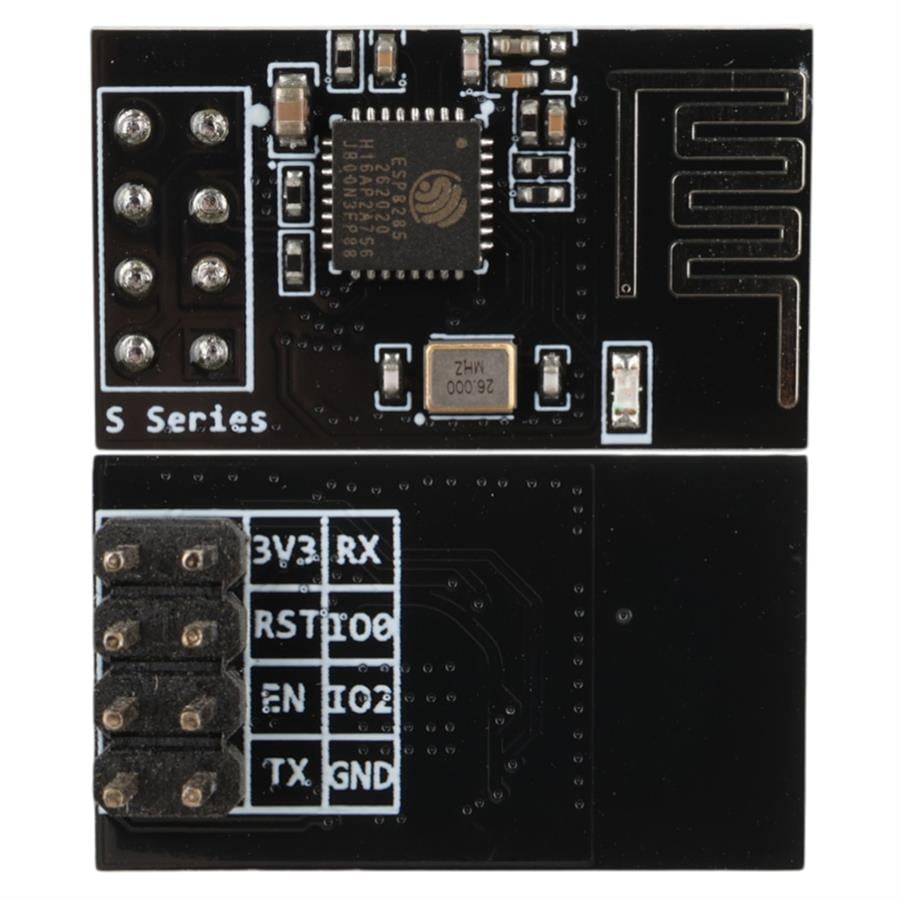 ESP-01S ESP8285 WiFi Seri Haberleşme Modülü Kablosuz Veri Aktarım Kartı