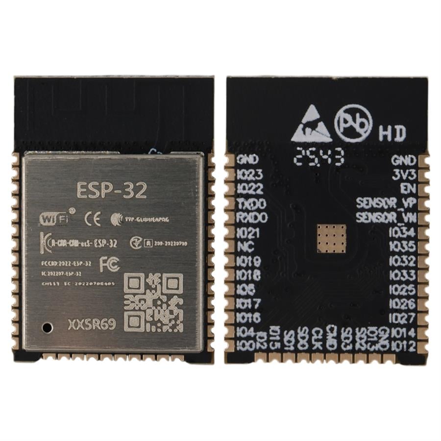 Espressif ESP32-WROOM-32D Wi-Fi + Bluetooth Çift Çekirdekli MCU Modülü