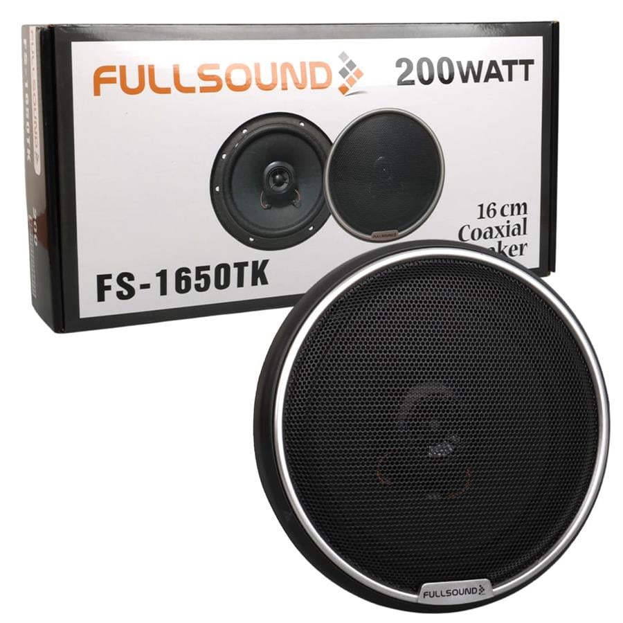 Fullsound FS-1650TK 16 CM 6'' 200 Watt Tweeterlı Kapaklı Oto Hoparlör (2'li Takım)