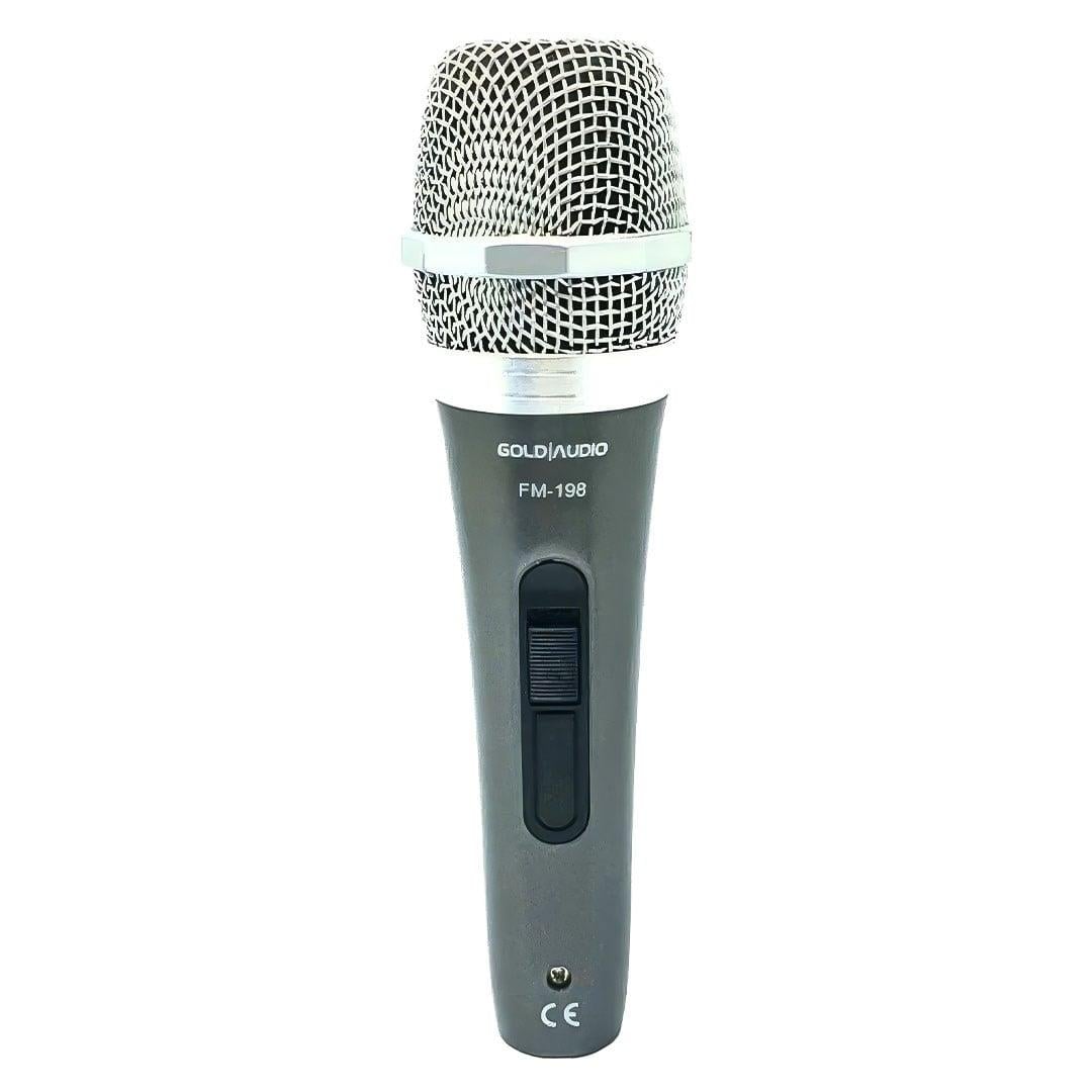 Gold Audio FM-198 Dinamik 600 Ohm Kablolu El Mikrofonu