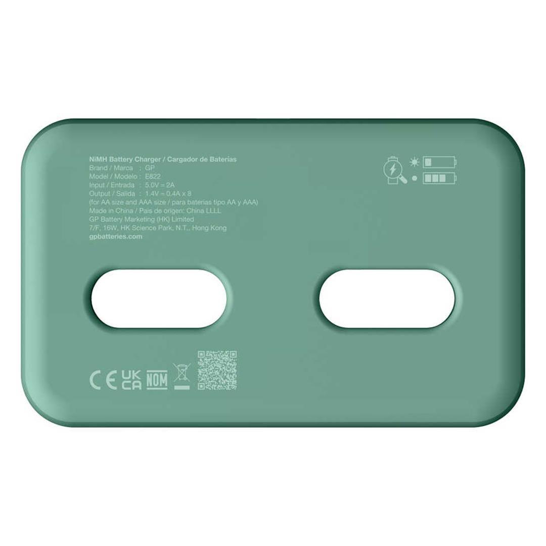 GP ReCyko E822 8'li USB Kalem Pil Şarj Cihazı - AA ve AAA Uyumlu Akıllı LED Göstergeli Profesyonel Şarjlı Ünitesi