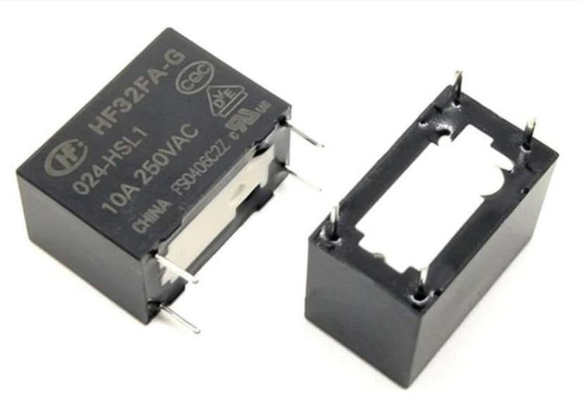 HF32FA-G 24 Volt DC  10A 250V AC 4 Pin Güç Rölesi