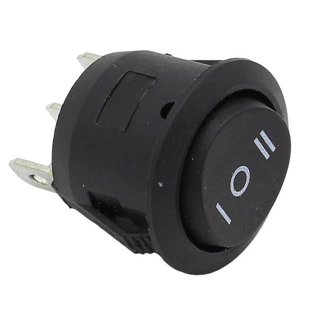 IC-134 Yuvarlak Işıksız On-Off-On 3P Anahtar