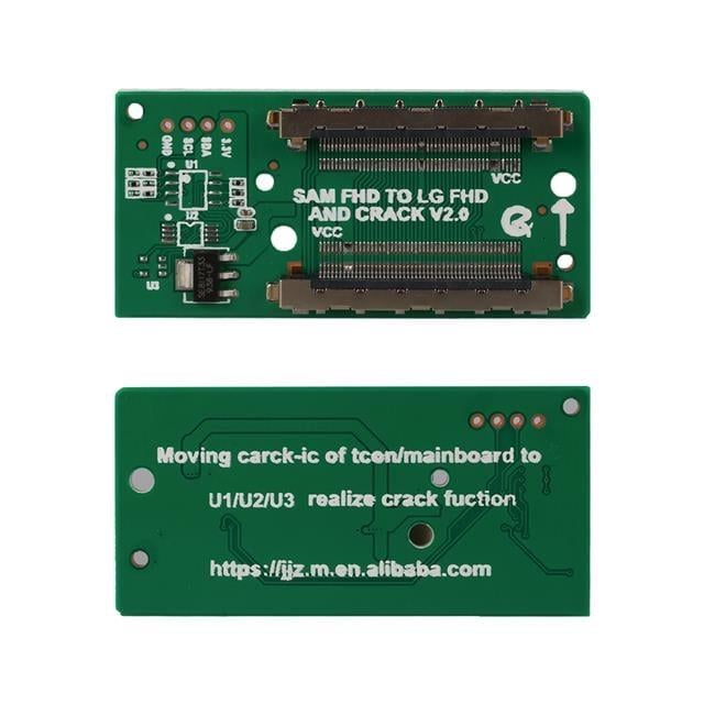 LCD Panel Flexi Repair Kart HD LVDS To FPC Sam FHD To LG FHD Crack V2.0 QK0812D