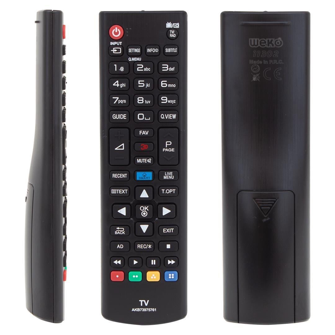 LG AKB73975761 - 32LB650- 42LB700V3D - 50LB671V - 55LB870V - 65LB730VAEU 3D Smart Tuşlu Lcd-Led Tv Kumanda