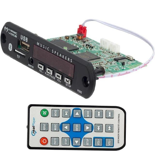 Magicvoice MP5 USB-SD-MMC-Bluetooth 12V-500Ma Kumandalı Çevirici Dijital Video Player Board