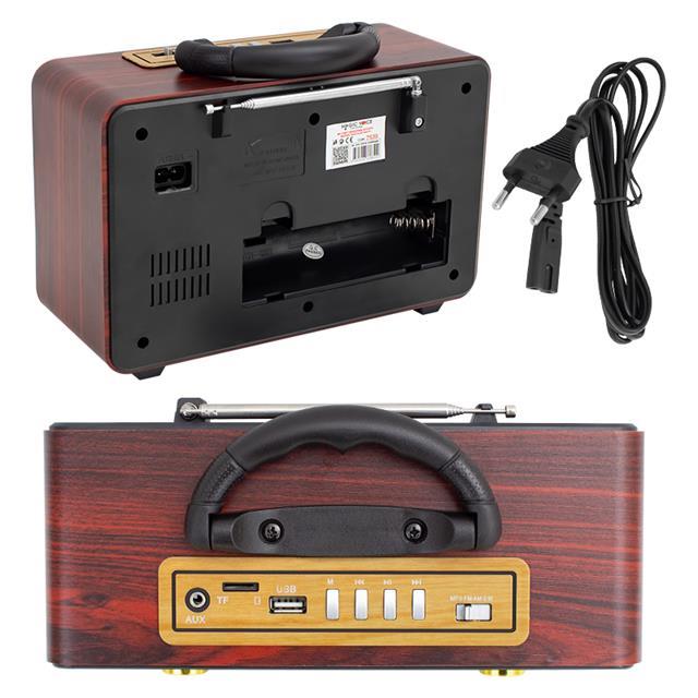 Magicvoice MV-110BT USB - SD - FM - Bluetooth Destekli Nostaljik Radyo