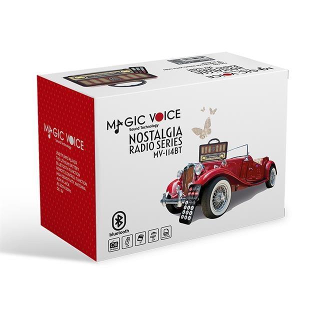 Magicvoice MV-114BT USB - SD - FM - Bluetooth Destekli Nostaljik Radyo
