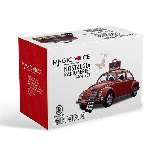 Magicvoice MV-115BT USB - SD - FM - Bluetooth Destekli Nostaljik Radyo